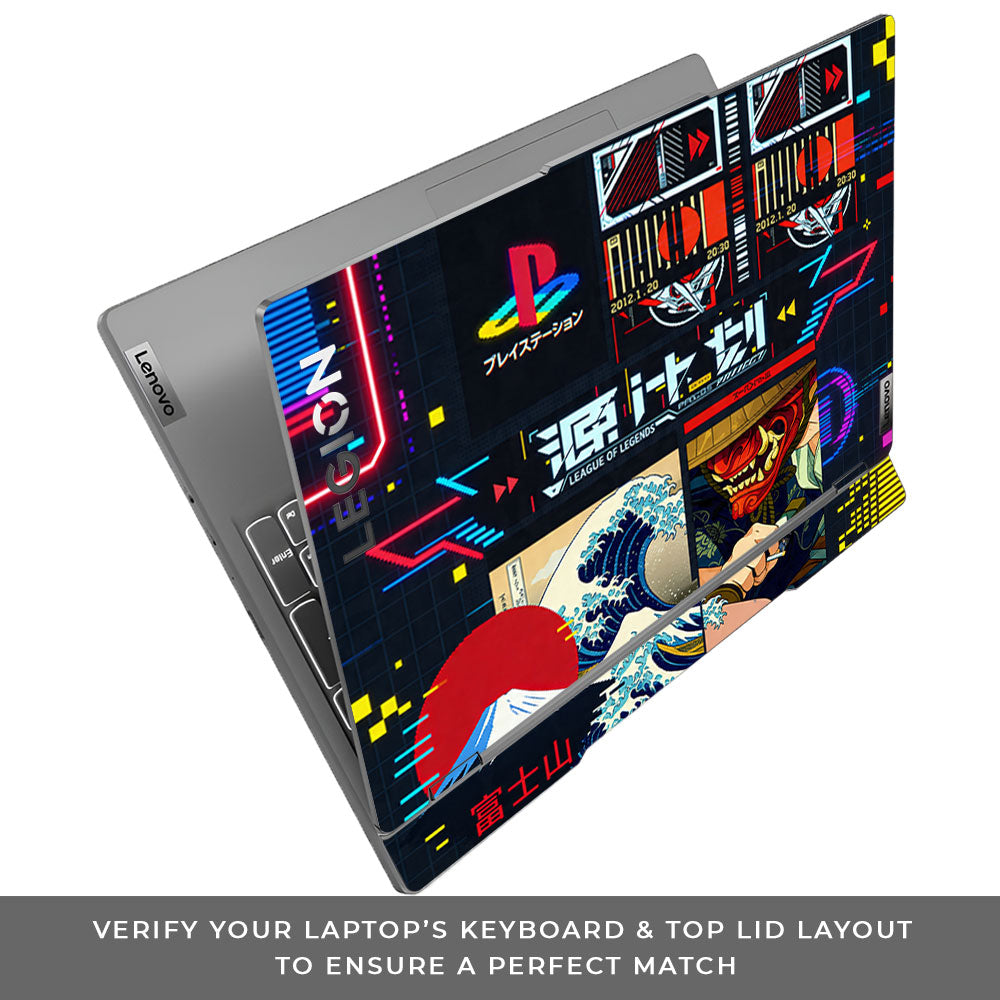 PlayStation Retro Lenovo Legion 5 15IRX9 3D Laptop Skin