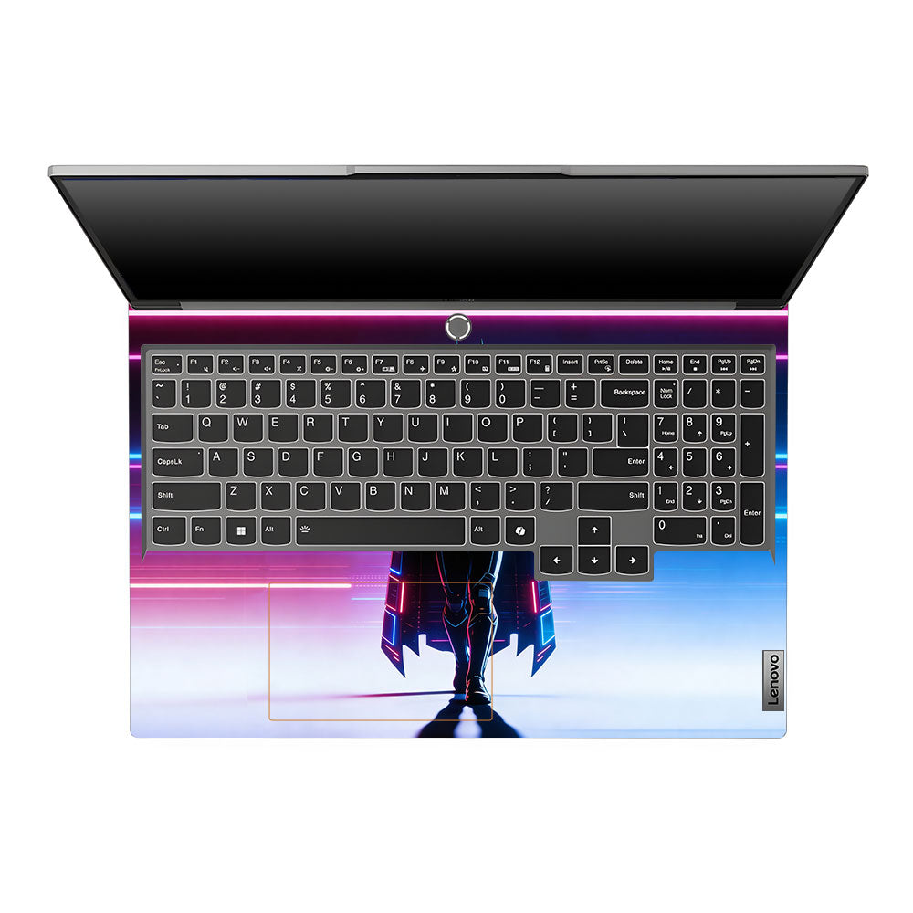 Superhero Neon Streaks Lenovo Legion 5 16IRX9 3D Laptop Skin