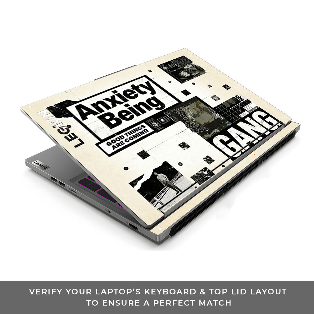 Anxiety Art Lenovo Legion 5 16IRX9 3D Laptop Skin