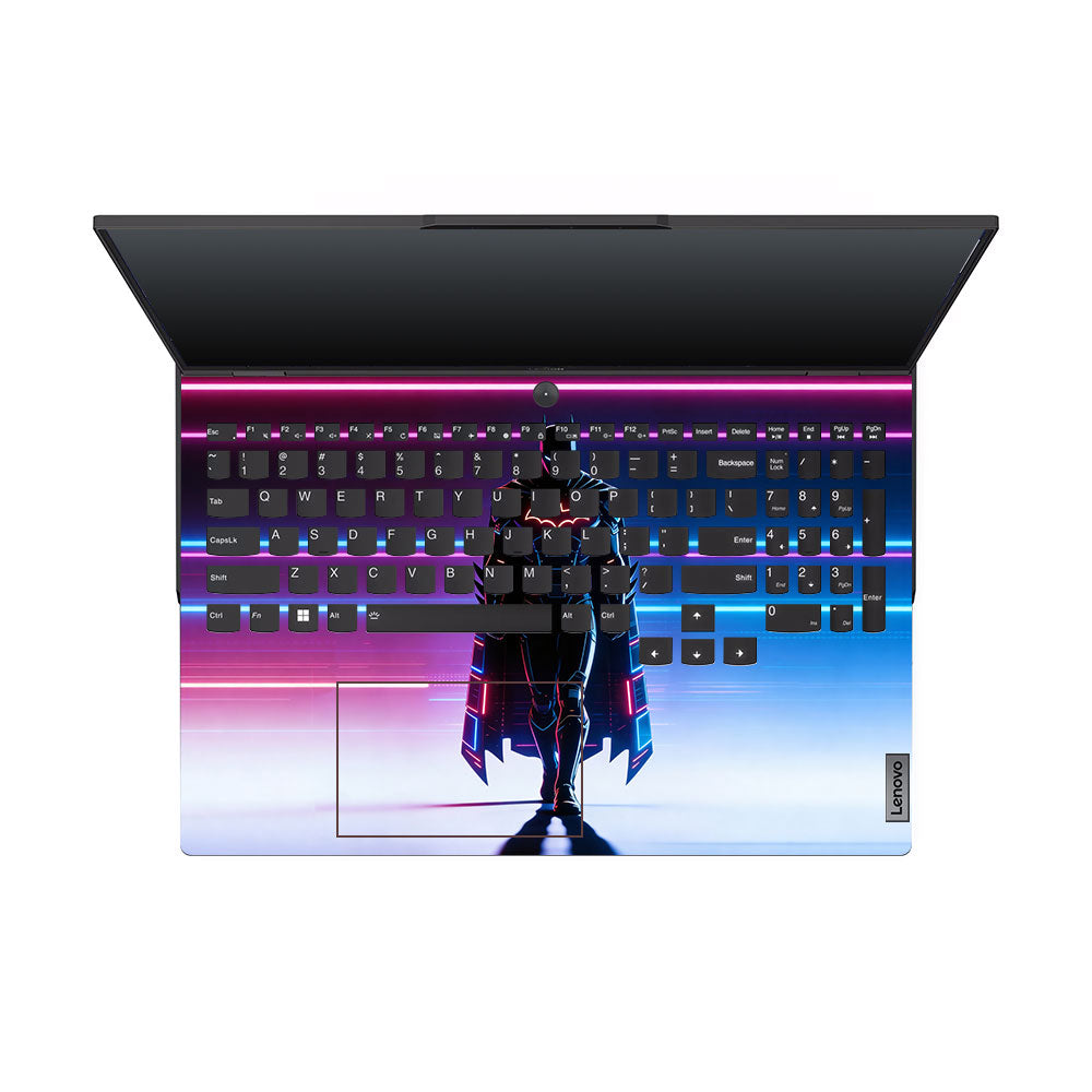 Superhero Neon Streaks Lenovo Legion 5 Pro 16IRX8 and 16IRX9 3D Laptop Skin