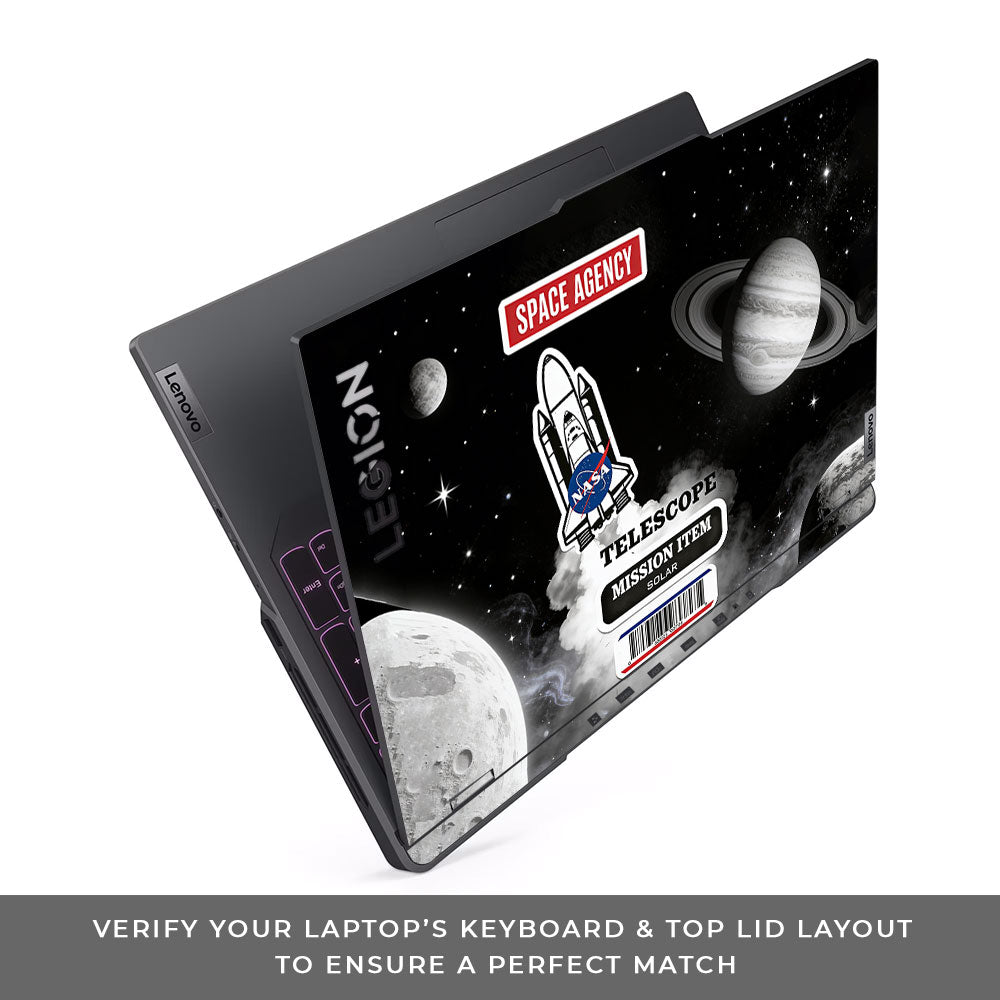 Space Mission NASA Lenovo Legion 5 Pro 16IRX8 and 16IRX9 3D Laptop Skin
