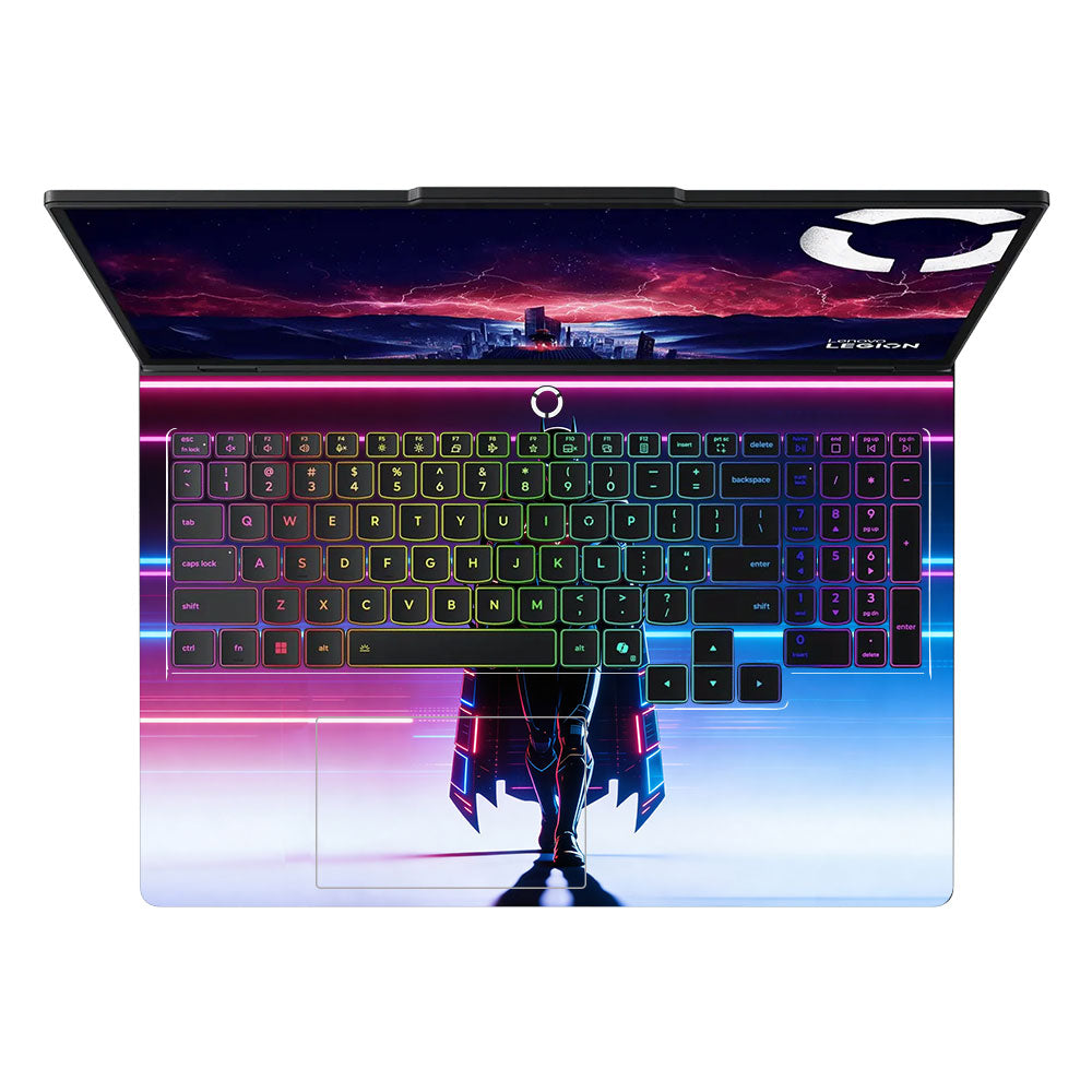 Superhero Neon Streaks Lenovo Legion Pro 5 16ADR10 3D Laptop Skin