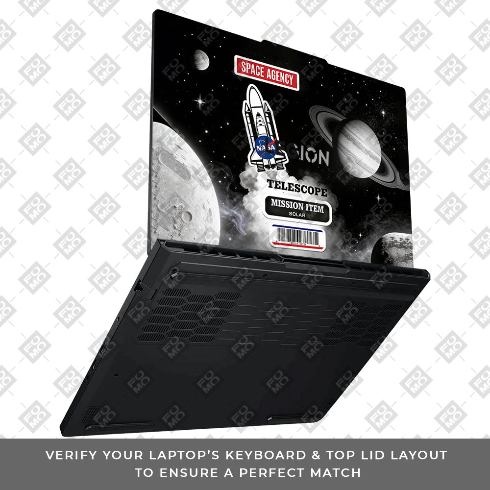 Space Mission NASA Lenovo Legion Pro 5 16ADR10 3D Laptop Skin