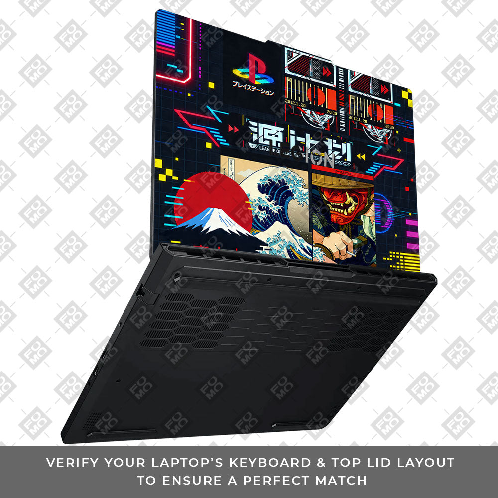 PlayStation Retro Lenovo Legion Pro 5 16ADR10 3D Laptop Skin