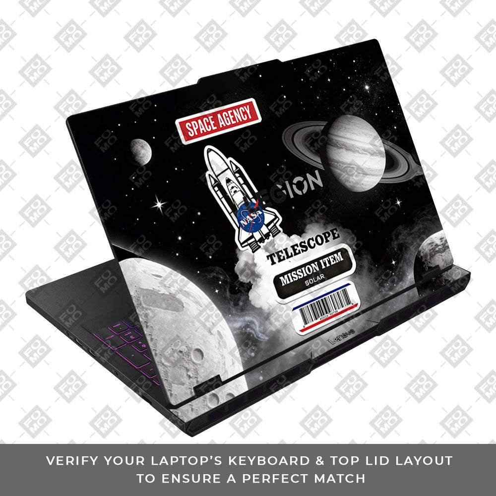 Space Mission NASA Lenovo Legion Pro 5 16AFR10 3D Laptop Skin
