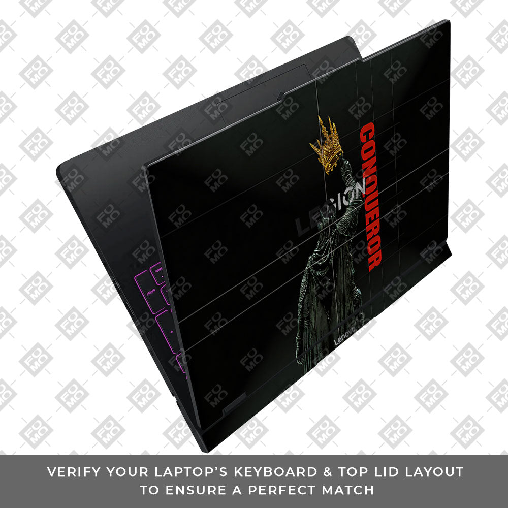 Crowned Conqueror Lenovo Legion Pro 5 16IAX10 3D Laptop Skin