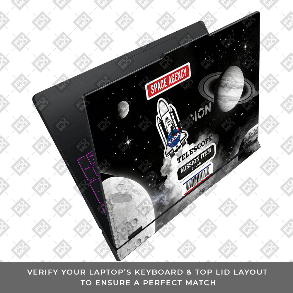Space Mission NASA Lenovo Legion Pro 5 16IAX10 3D Laptop Skin
