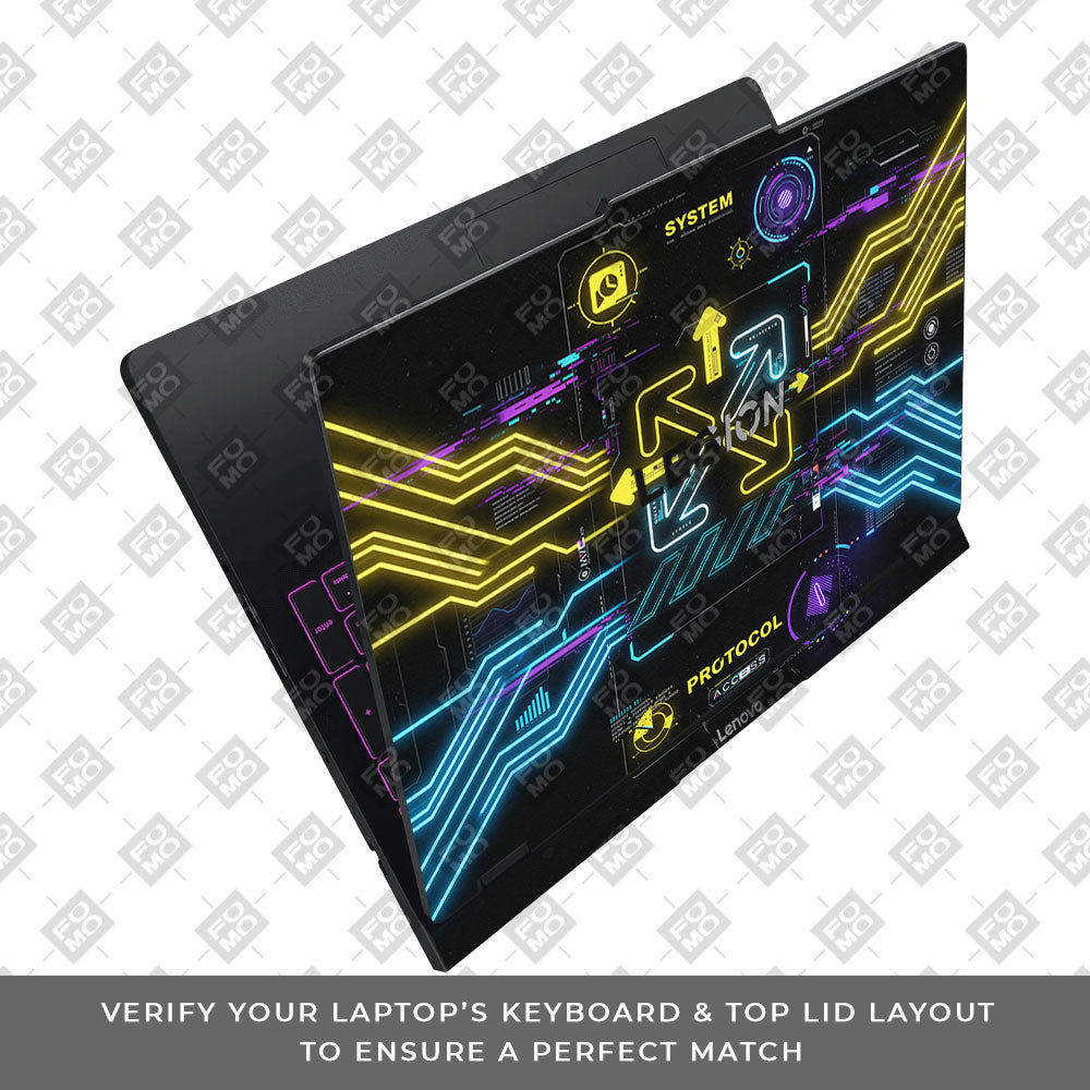 System Protocol Lenovo Legion Pro 5 16IAX10 3D Laptop Skin