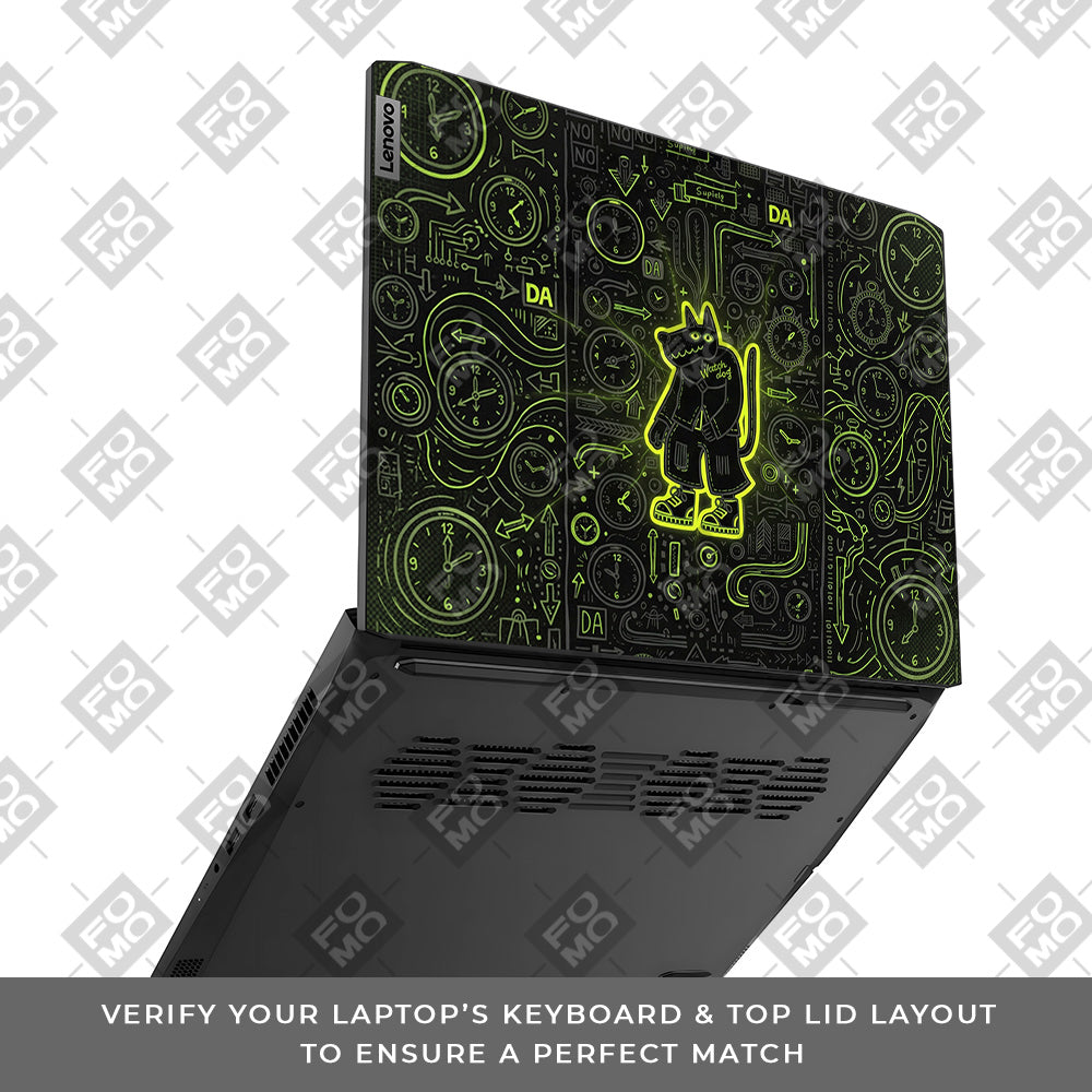 Watch Dog Alert Lenovo IdeaPad Gaming 3 15ACH6 and 15IHU6 3D Laptop Skin