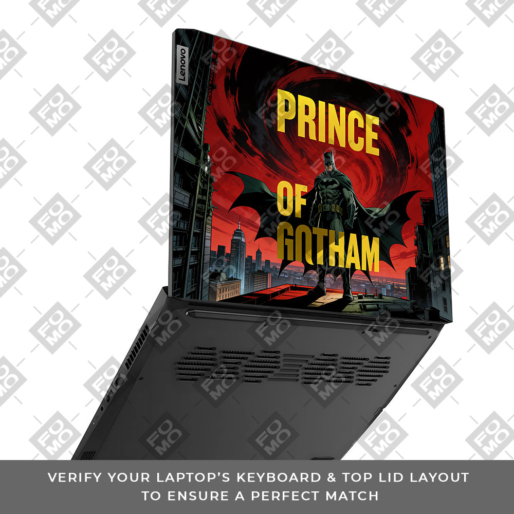 Prince of Gotham Lenovo IdeaPad Gaming 3 15ACH6 and 15IHU6 3D Laptop Skin