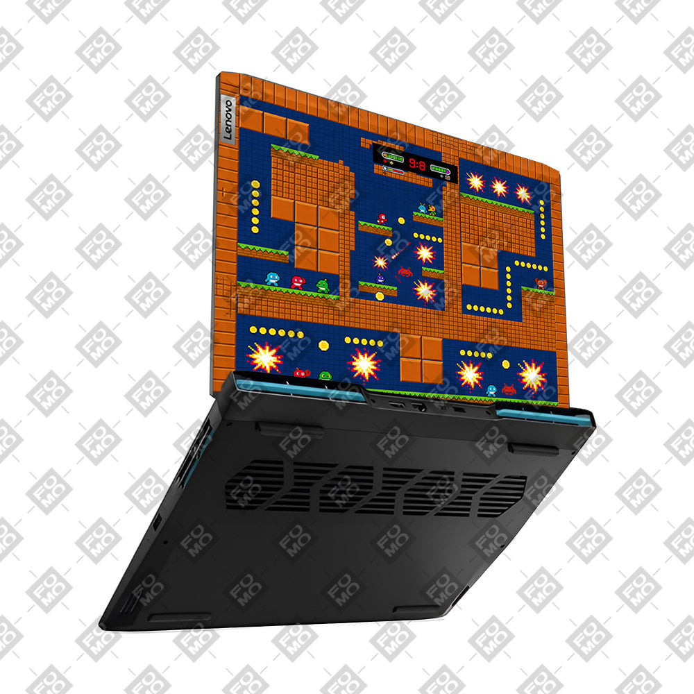 Pixelated Retro Arcade Lenovo IdeaPad Gaming 3 15ARH7 and 15IAH7 3D Laptop Skin