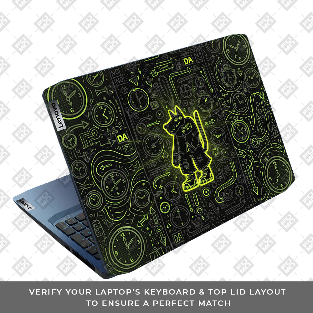 Watch Dog Alert Lenovo Ideapad Gaming 3 15ARH05 and 15IMH05 3D Laptop Skin