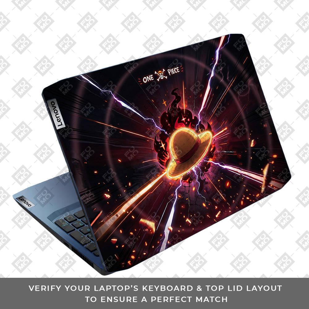 One Piece Fire Hat Lenovo Ideapad Gaming 3 15ARH05 and 15IMH05 3D Laptop Skin