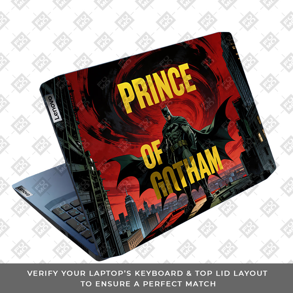 Prince of Gotham Lenovo Ideapad Gaming 3 15ARH05 and 15IMH05 3D Laptop Skin