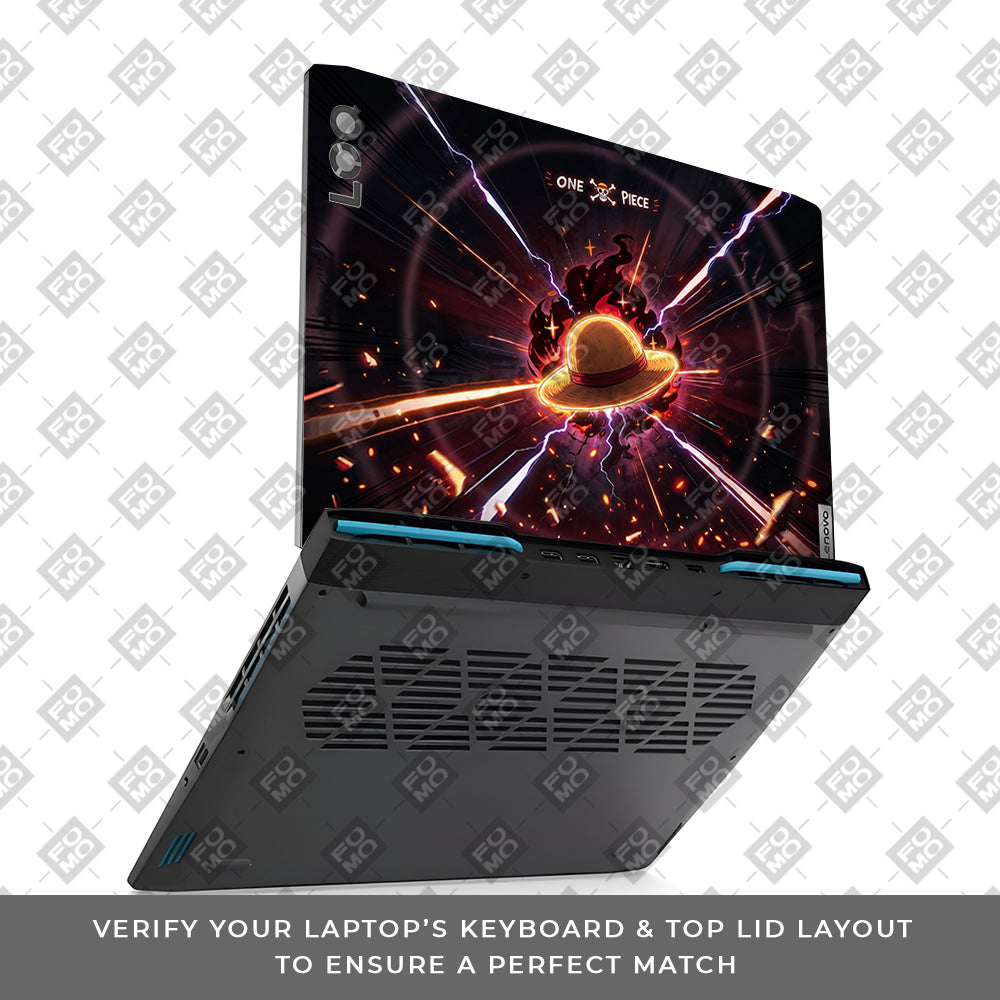One Piece Fire Hat Lenovo LOQ 2023 15IRH8, 15APH8  3D Laptop Skin