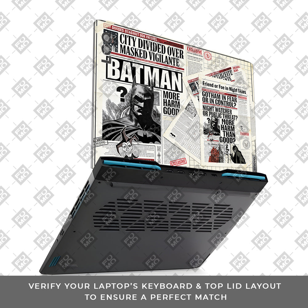 Batman Gotham’s Legacy Lenovo LOQ 2023 15IRH8, 15APH8  3D Laptop Skin