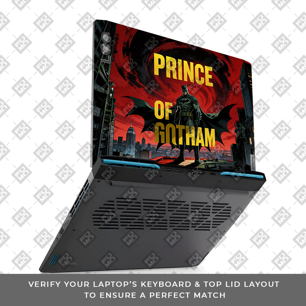 Prince of Gotham Lenovo LOQ 2023 15IRH8, 15APH8  3D Laptop Skin