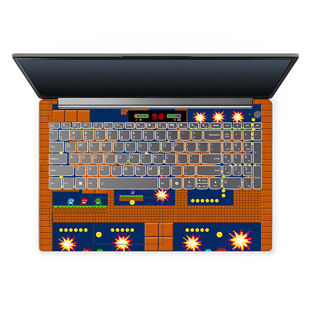 Pixelated Retro Arcade Lenovo LOQ Essential 15IAX9E 3D Laptop Skin