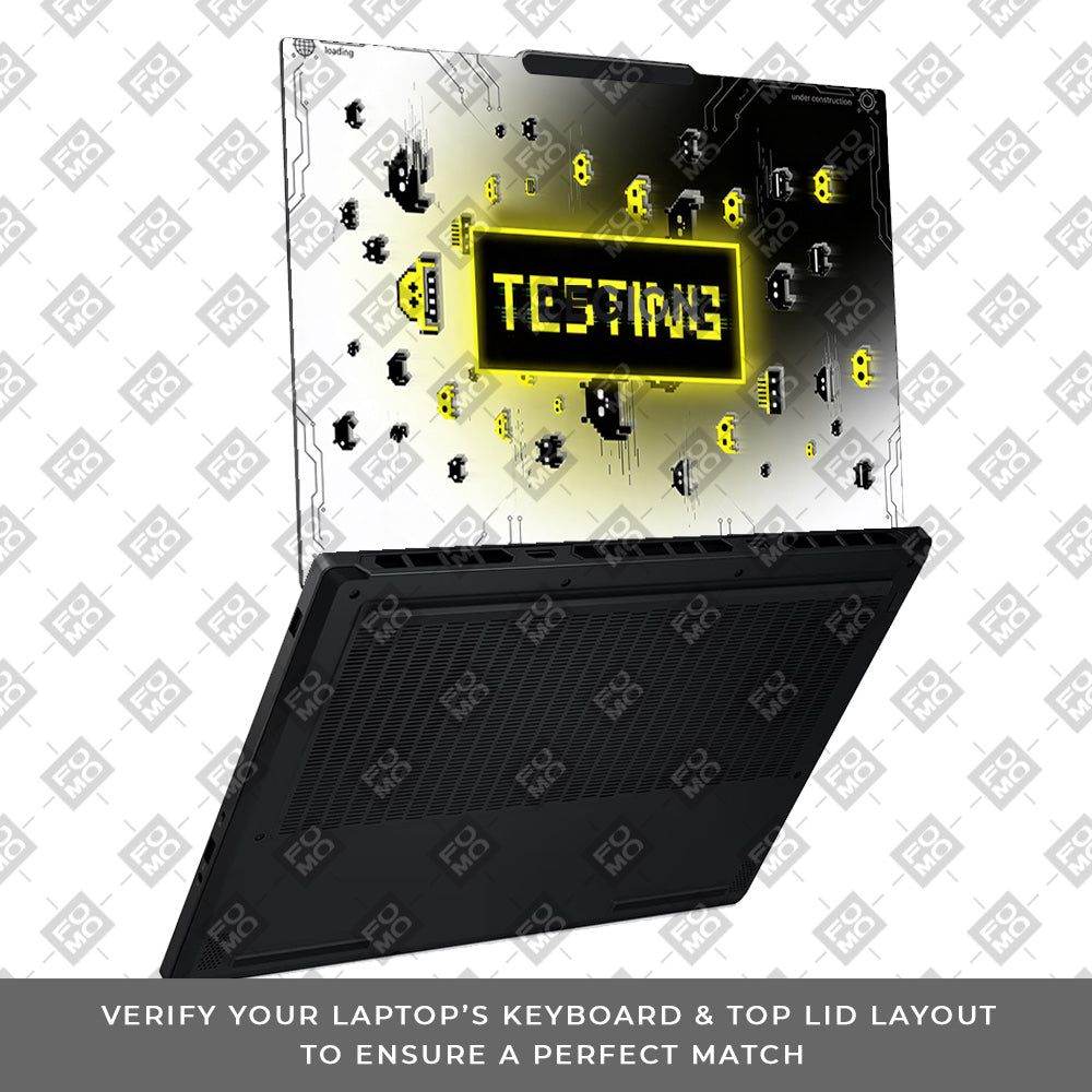 Testing Under Attack Lenovo Legion 5 15AHP10 3D Laptop Skin
