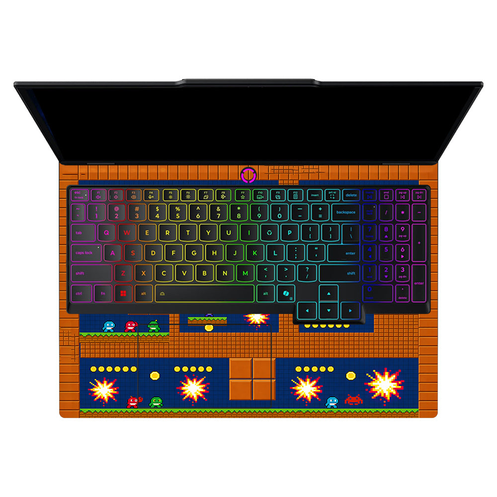 Pixelated Retro Arcade Lenovo Legion 5 15AHP10 3D Laptop Skin