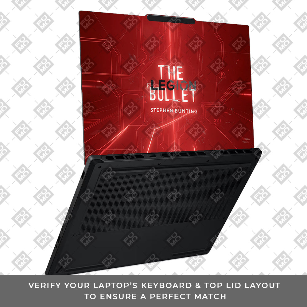 The Bullet Lenovo Legion 5 15AHP10 3D Laptop Skin