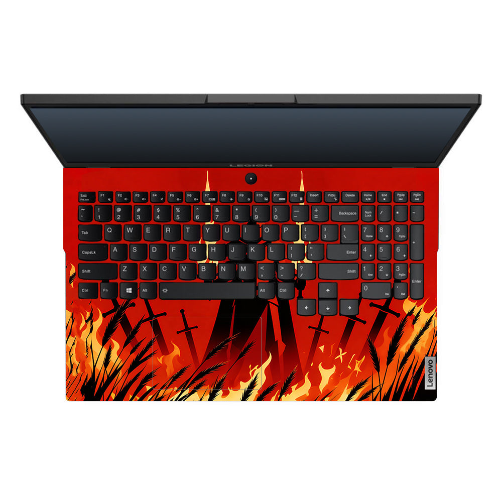 Knight of Flames Lenovo Legion 5 15ARH05 3D Laptop Skin