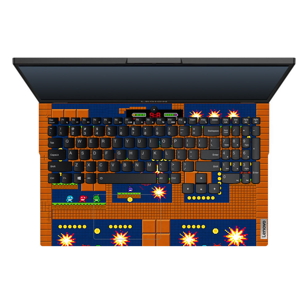 Pixelated Retro Arcade Lenovo Legion 5 15ARH05 3D Laptop Skin