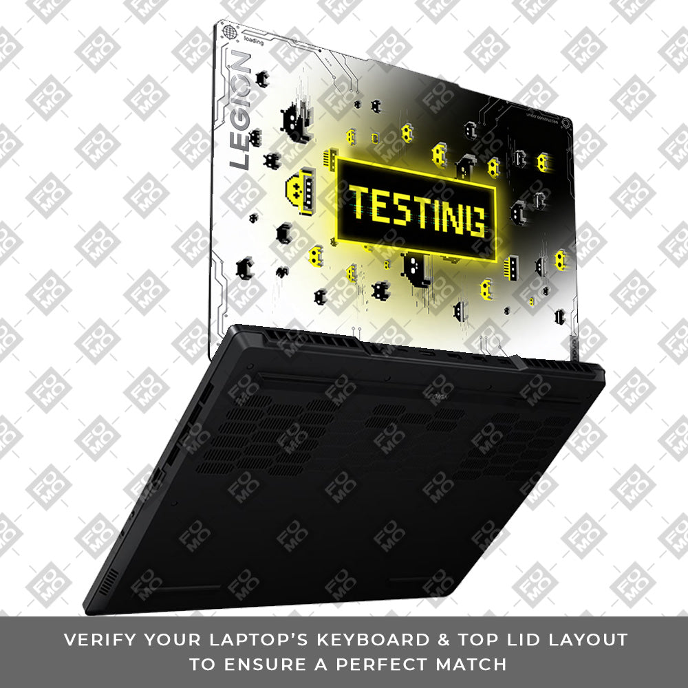 Testing Under Attack Lenovo Legion 5 15ARP8 3D Laptop Skin