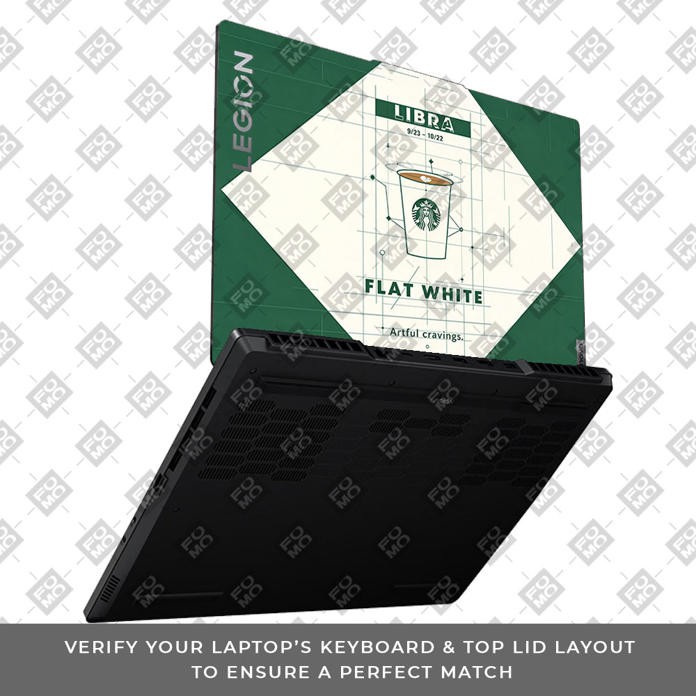 Libra Flat White Lenovo Legion 5 15ARP8 3D Laptop Skin