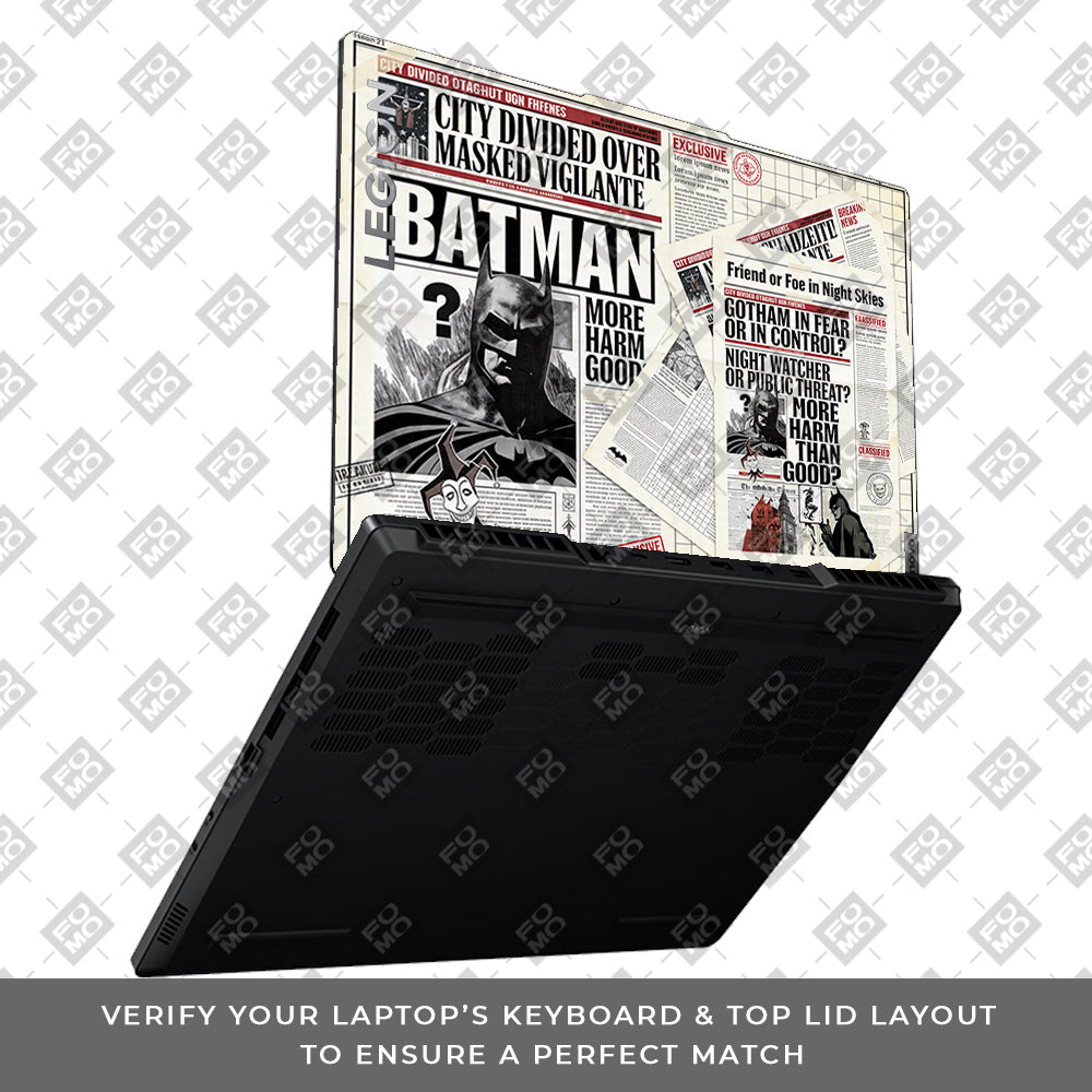 Batman Gotham’s Legacy Lenovo Legion 5 15ARP8 3D Laptop Skin