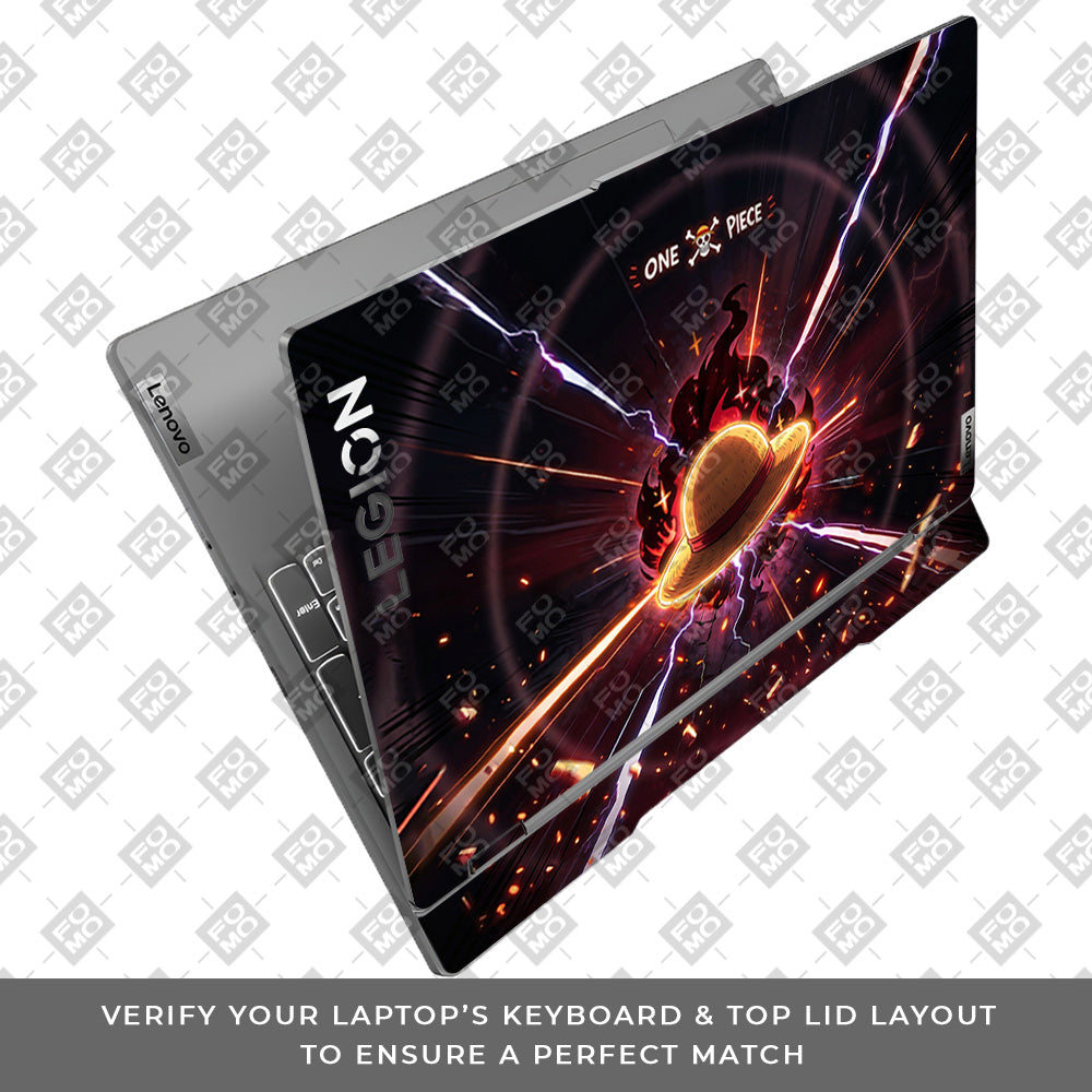 One Piece Fire Hat Lenovo Legion 5 15IRX9 3D Laptop Skin