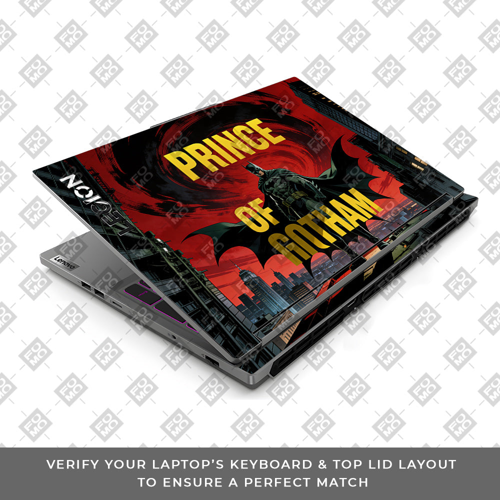 Prince of Gotham Lenovo Legion 5 16IRX9 3D Laptop Skin