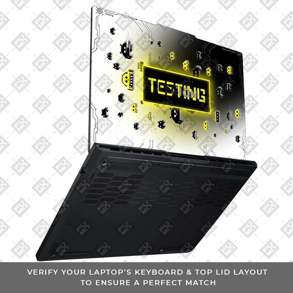 Testing Under Attack Lenovo Legion Pro 5 16ADR10 3D Laptop Skin