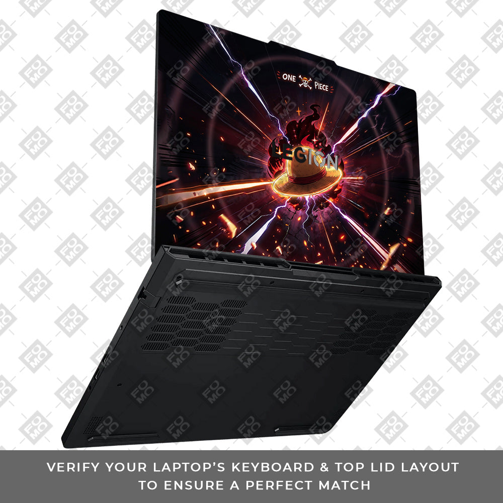 One Piece Fire Hat Lenovo Legion Pro 5 16ADR10 3D Laptop Skin
