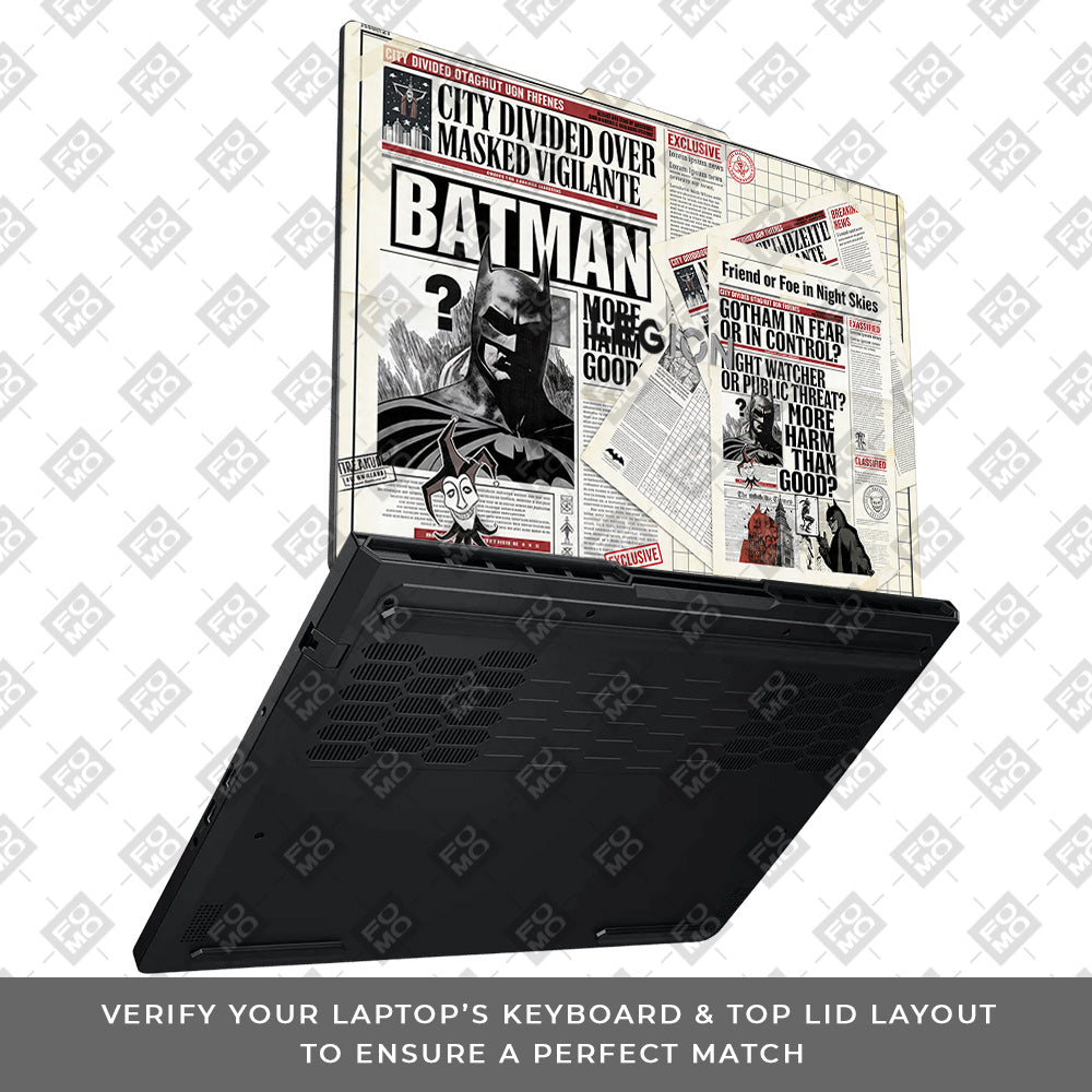 Batman Gotham’s Legacy Lenovo Legion Pro 5 16ADR10 3D Laptop Skin