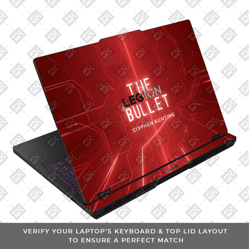 The Bullet Lenovo Legion Pro 5 16AFR10 3D Laptop Skin