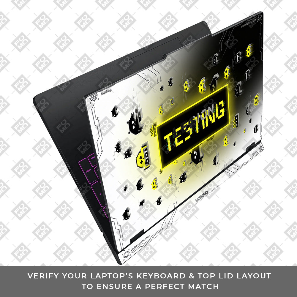 Testing Under Attack Lenovo Legion Pro 5 16IAX10 3D Laptop Skin