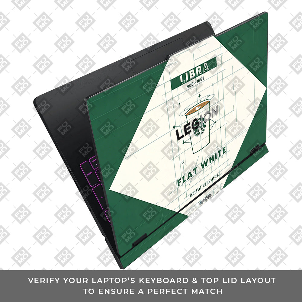 Libra Flat White Lenovo Legion Pro 5 16IAX10 3D Laptop Skin