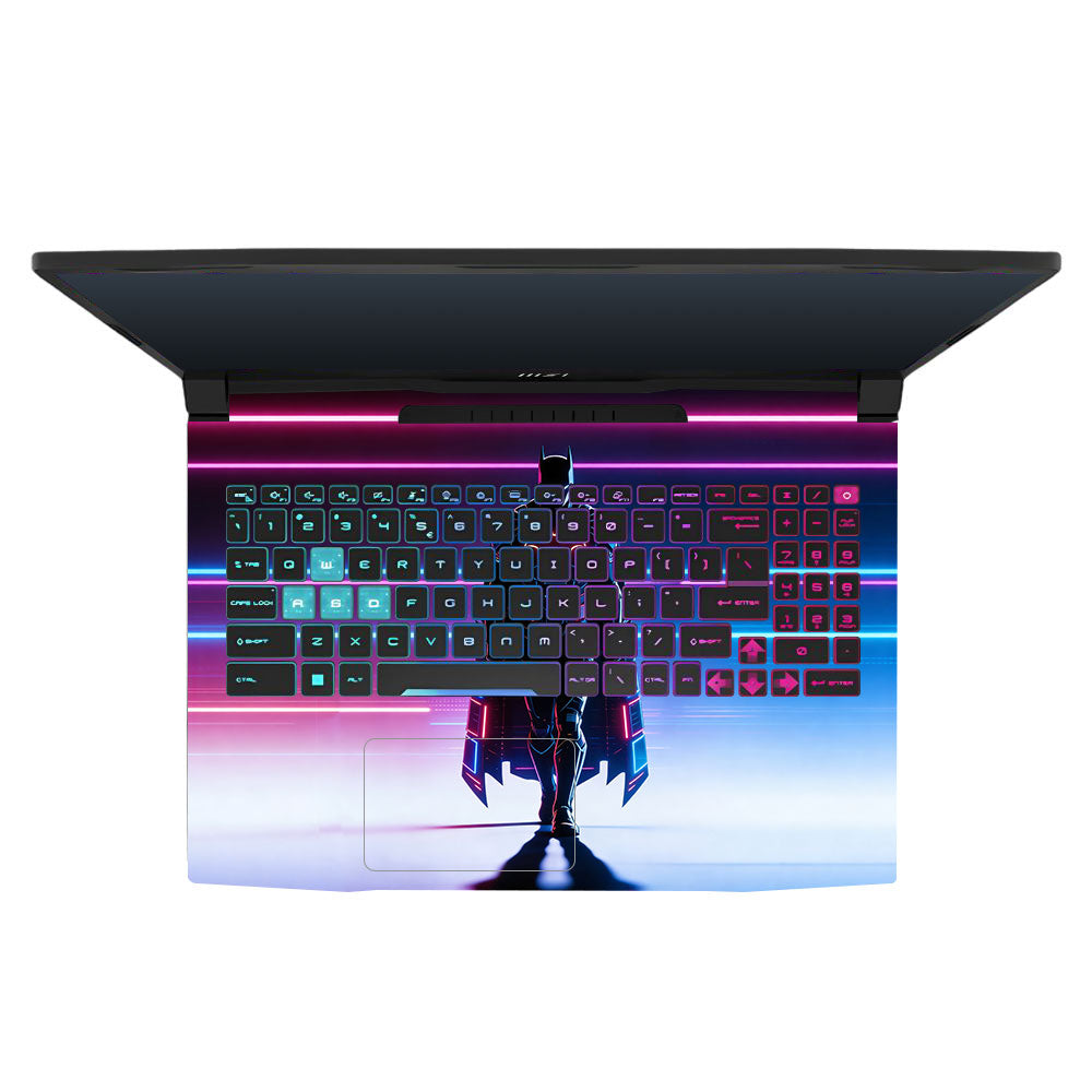 Superhero Neon Streaks MSI Katana 15 B13V 3D Laptop Skin