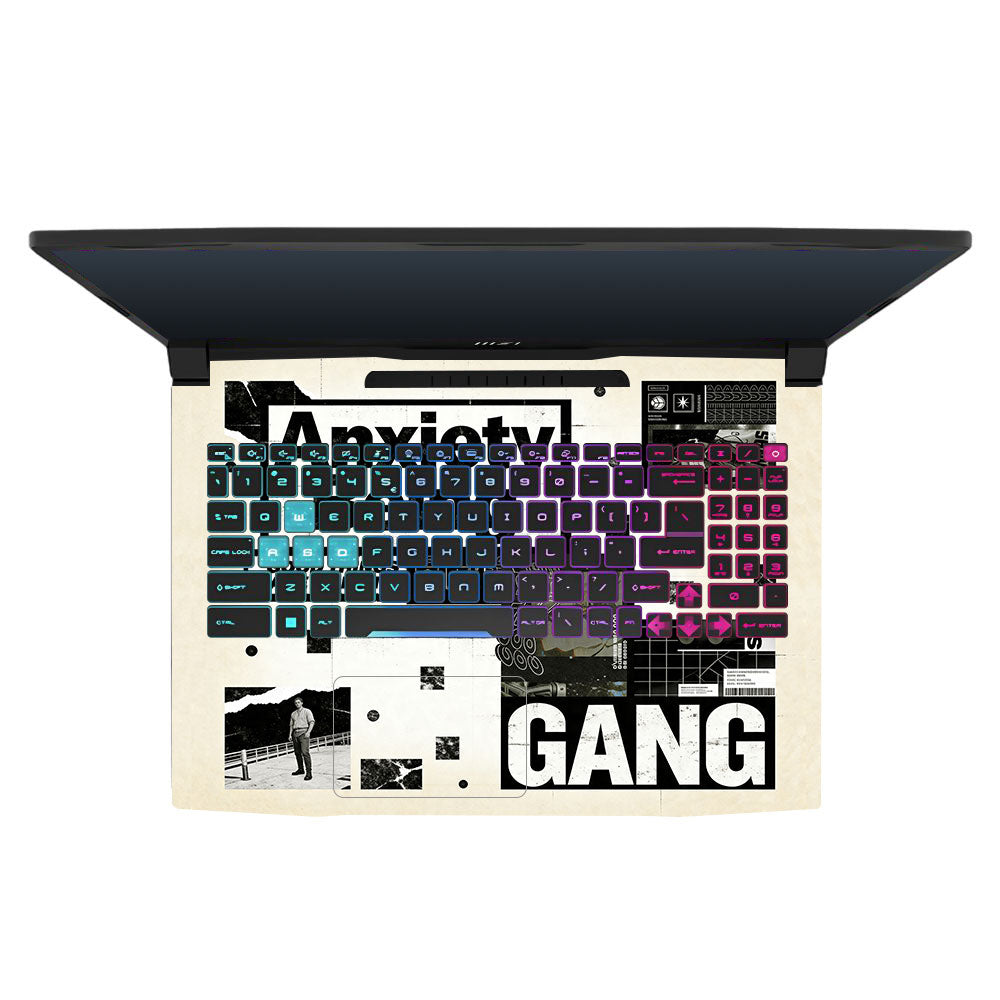 Anxiety Art MSI Katana 15 B13V 3D Laptop Skin