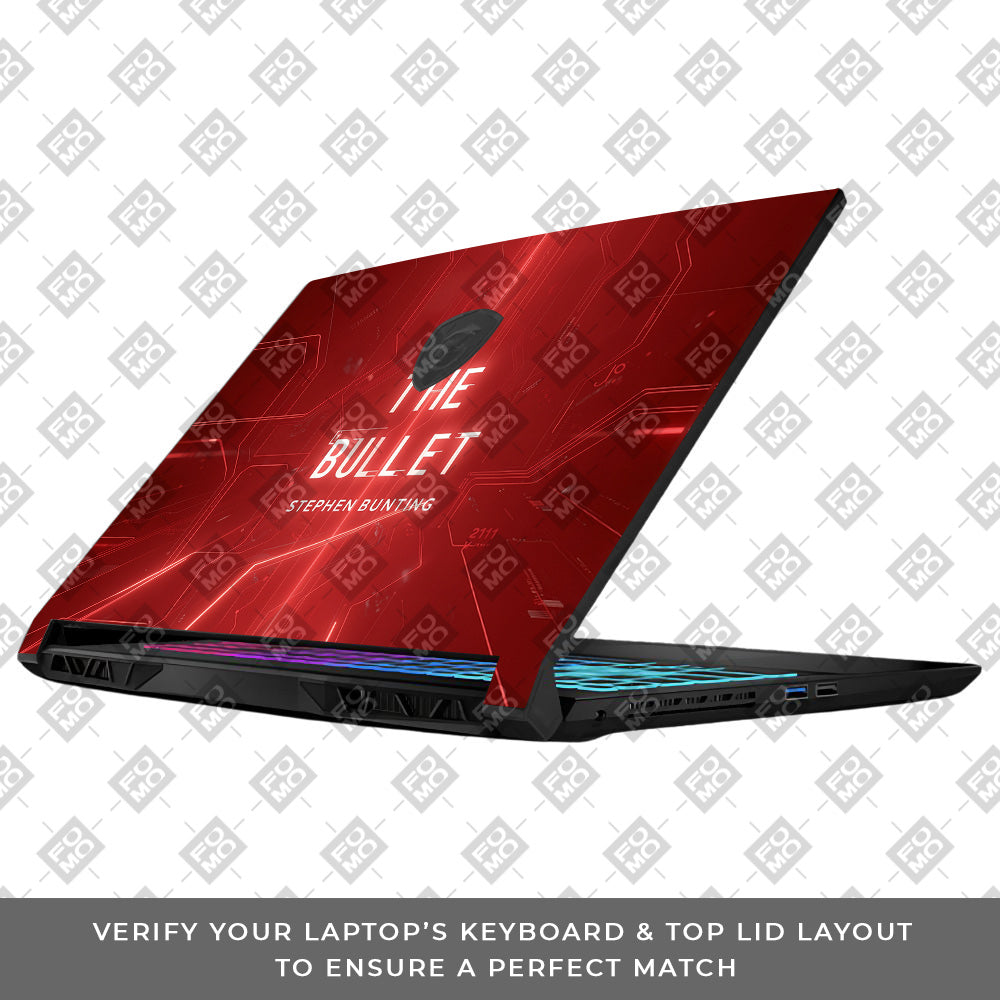 The Bullet MSI Katana 15 B13V 3D Laptop Skin