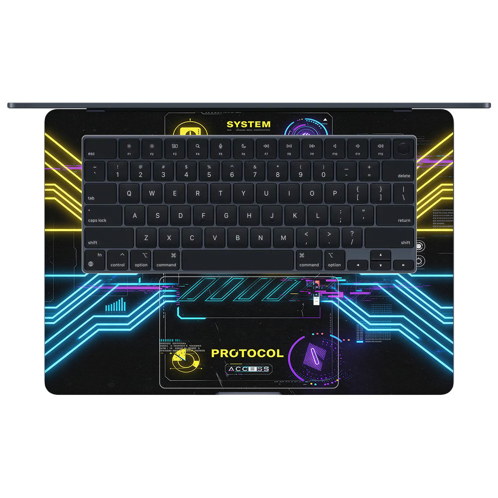 System Protocol MacBook Air 15 M2 2023 3D Laptop Skin