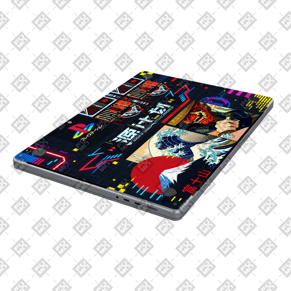 PlayStation Retro MacBook Air 15 M4 2025 3D Laptop Skin