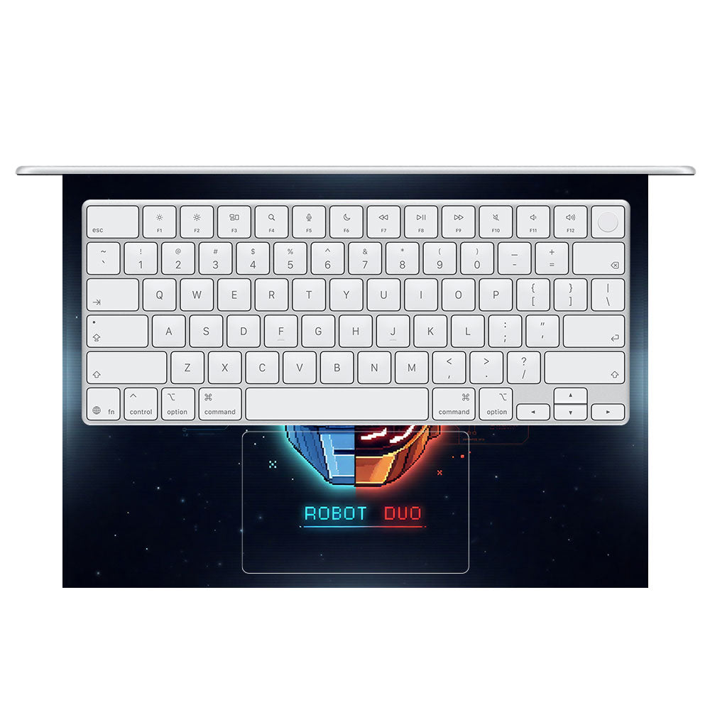 Robot Duo MacBook Neo 3D Laptop Skin