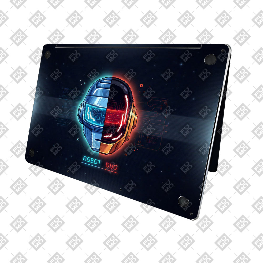 Robot Duo MacBook Neo 3D Laptop Skin