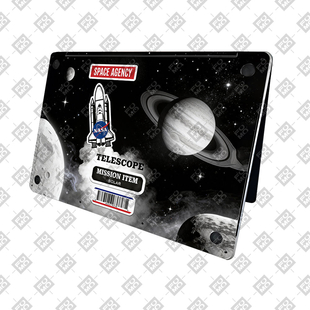 Space Mission NASA MacBook Neo 3D Laptop Skin