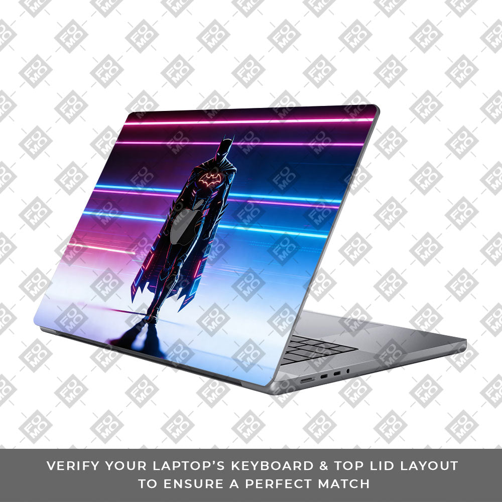 Superhero Neon Streaks MacBook Pro 13 Intel 2020 3D Laptop Skin