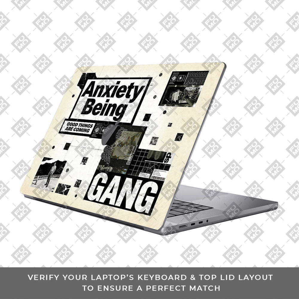 Anxiety Art MacBook Pro 13 Intel 2020 3D Laptop Skin