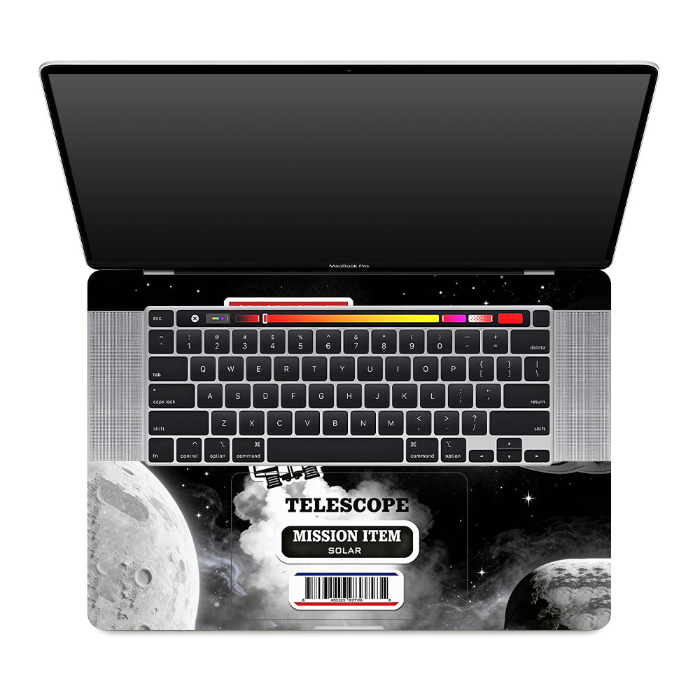Space Mission NASA MacBook Pro 16 2019 3D Laptop Skin
