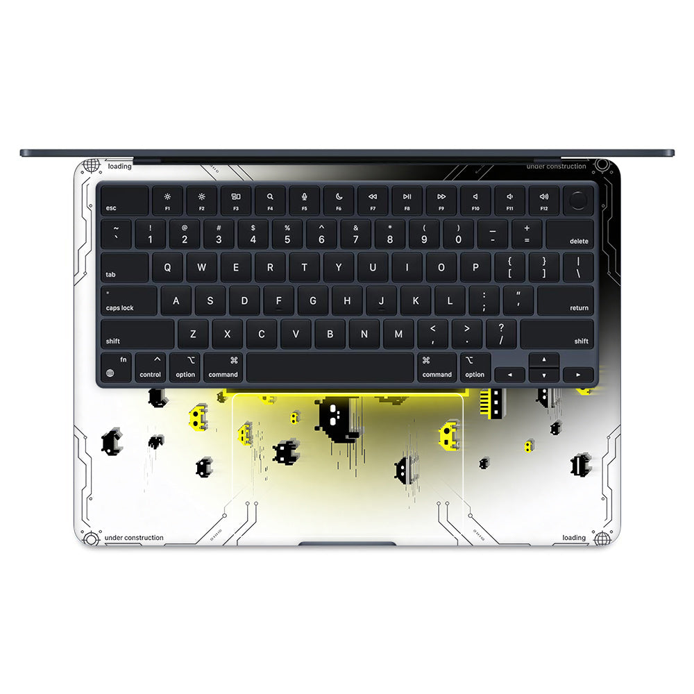 Testing Under Attack MacBook Air 13 M3 2024 3D Laptop Skin